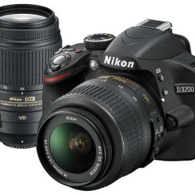 Nikon D3200 18-55mm + 55-300mm Lens DSLR Fotoğraf Makinesi