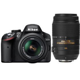 Nikon D3200 18-55mm VR + 55-300mm VR Lens DSLR Fotoğraf Makinesi