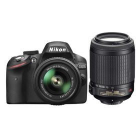 Nikon D3200 18-55mm VR II + 55-200mm VR Lens DSLR Fotoğraf Makinesi