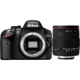 Nikon D3200 Sigma 18-200mm DC Lens DSLR Fotoğraf Makinesi