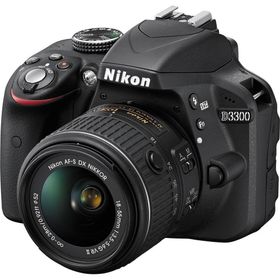 Nikon D3300 + 18-55 mm II Lens Kit Dijital SLR Fotoğraf Makinesi