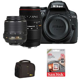 Nikon D5300 18-55mm - Sigma 70-300 DG DSLR Fotoğraf Makinesi
