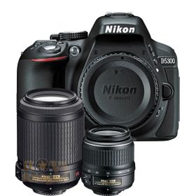 Nikon D5300 18-55mm VR + 55-200mm VR Lens DSLR Fotoğraf Makinesi
