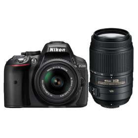 Nikon D5300 18-55mm VR II + 55-300mm VR Lens DSLR Fotoğraf Makinesi