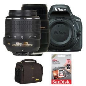 Nikon D5500 18-55mm - Sigma 70-300mm DG DSLR Fotoğraf Makinesi