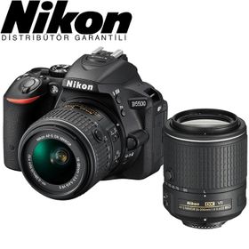 Nikon D5500 18-55mm VR + 55-200mm VR II Lens DSLR Fotoğraf Makinesi