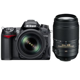 Nikon D7000 18-105mm VR + 55-300mm VR Lens DSLR Fotoğraf Makinesi