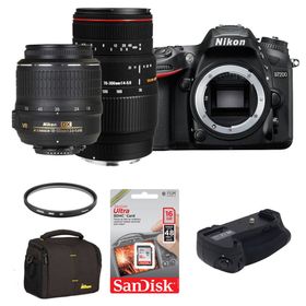 Nikon D7200 18-55 - Sigma 70-300mm DG DSLR Fotoğraf Makinesi