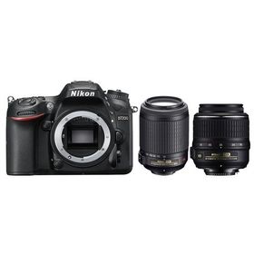 Nikon D7200 18-55mm + 55-200mm Dx Vr Lens DSLR Fotoğraf Makinesi