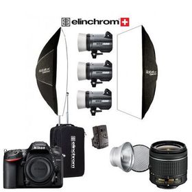 Nikon D7200 18-55mm + 55-200mm Dx Vr Lens DSLR Fotoğraf Makinesi