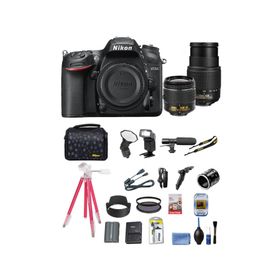Nikon D7200 18-55mm + 55-200mm Dx Vr Lens DSLR Fotoğraf Makinesi