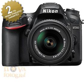 Nikon D7200 18-55mm VR Lens DSLR Fotoğraf Makinesi