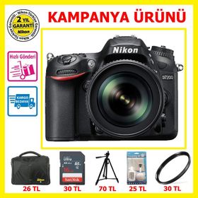 Nikon D7200 24-85mm VR Lens DSLR Fotoğraf Makinesi