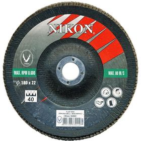 Nikon N33021 180mm 40 Kum Zirkonyumlu Flap Disk