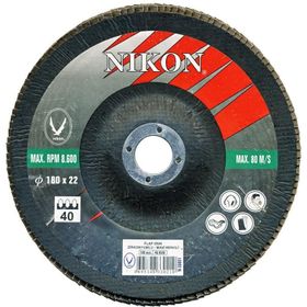 Nikon N33021 180mm 40 Kum Zirkonyumlu Flap Disk