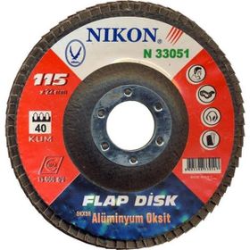 Nikon N33051 GKX56 115mm 40 Kum Alüminyum Oksit Flap Disk