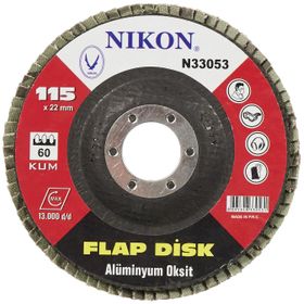 Nikon N33053 115mm 60 Kum GKX56 Alüminyum Oksit Flap Disk