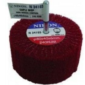 Nikon N34163 80x40x6mm 120 Kum Non Woven Saplı Mop Zımpara