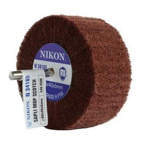 Nikon N34165 80x40x6mm 240 Kum Non Woven Saplı Mop Zımpara