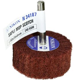 Nikon N34187 50x20x6mm 240 Kum Non Woven Saplı Mop Zımpara