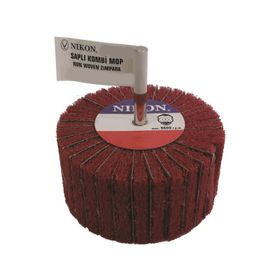 Nikon N34203 80x40x6mm 100 Kum Non Woven Saplı Kombi Mop Zımpara