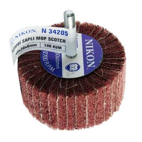 Nikon N34205 60x30x6mm 100 Kum Non Woven Saplı Kombi Mop Zımpara