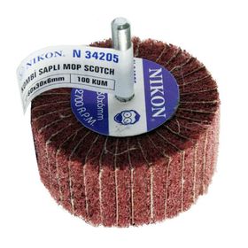 Nikon N34205 60x30x6mm 100 Kum Non Woven Saplı Kombi Mop Zımpara