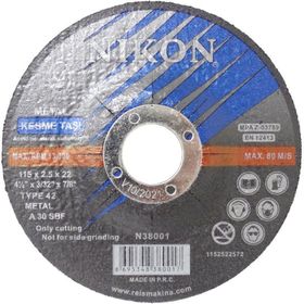 Nikon N38001 115x2.5x22mm Bombeli Metal Kesme Taşı