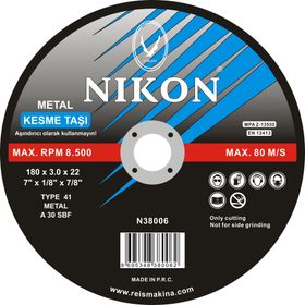 Nikon N38006 180x3x22 mm Düz Metal Kesme Taşı