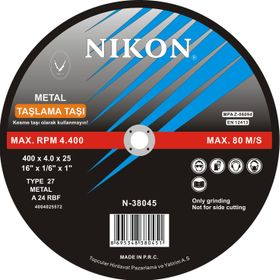 Nikon N38009 180x8x22mm Bombeli Metal Taşlama Taşı