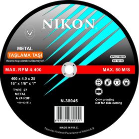 Nikon N38013 230x6x22mm Bombeli Metal Taşlama Taşı