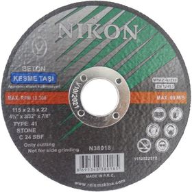 Nikon N38018 115x2.5x22mm Düz Beton Kesme Taşı