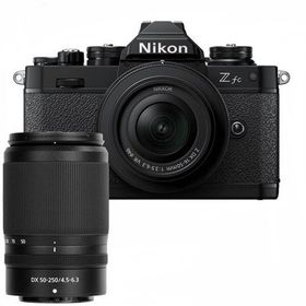 Nikon Z FC + 16-50mm + 50-250mm Siyah Lens Aynasız Fotoğraf Makinesi