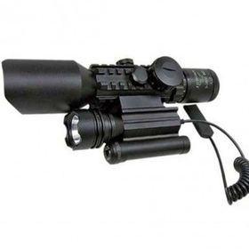 Nikula 3-10x42 M9 Tüfek Lazeri Zenon Fenerli Zoomlu Av Tüfeği Dürbünü