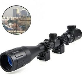 Nikula 4-12x40AOEG Mil Dot Kırmızı Yeşil Lens Koruyucu Tüfek Dürbünü