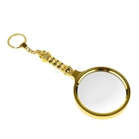 Nikula 5x 90 mm Metal Çerçeve Çinko Alaşım Optik Lens Altın Renkli Büyüteç