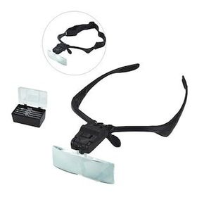 Nikula 9892B 5 Farklı Lens Işıklı Gözlük Büyüteç