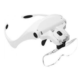 Nikula 9892B2 5 Lens 1.0x-3.5x 2 Led Işıklı ile Ayarlanabilir Gözlük Büyüteç