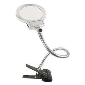 Nikula MG15120-C Spiralli Klipsli Led Işıklı 13 cm Büyüteç