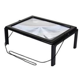Nikula TH-275205B Yaşlılar İçin A4 Boyutu Masa Tipi Işıklı Okuma Büyüteç