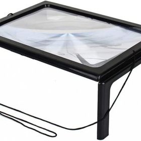 Nikula TH-275205B Yaşlılar İçin A4 Boyutu Masa Tipi Işıklı Okuma Büyüteç