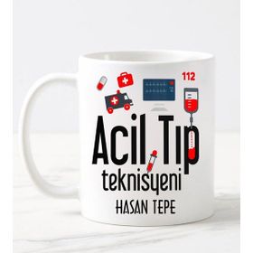 Nil Hediye Acil Tıp Teknisyeni Temalı Kupa