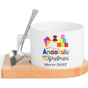 Nil Hediye Ana Okulu Öğretmeni Temalı Kupa