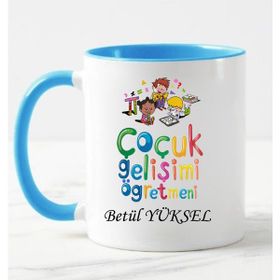 Nil Hediye Çocuk Gelişimi Öğretmeni Temalı Kupa