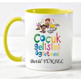 Nil Hediye Çocuk Gelişimi Öğretmeni Temalı Kupa