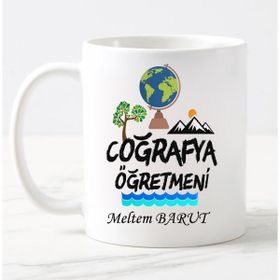 Nil Hediye Coğrafya Öğretmeni Temalı Kupa