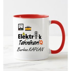 Nil Hediye Elektirik Teknikeri Temalı Kupa