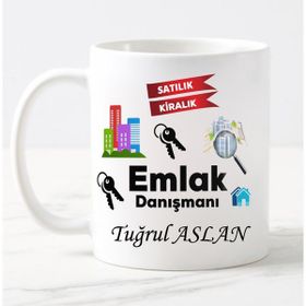 Nil Hediye Emlak Danışmanı Temalı Kupa