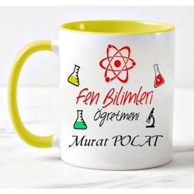 Nil Hediye Fen Bilimleri Öğretmeni Temalı Kupa