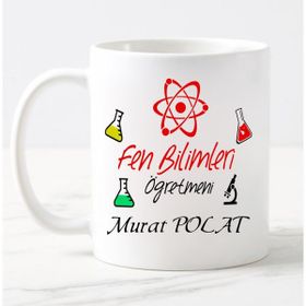 Nil Hediye Fen Bilimleri Öğretmeni Temalı Kupa